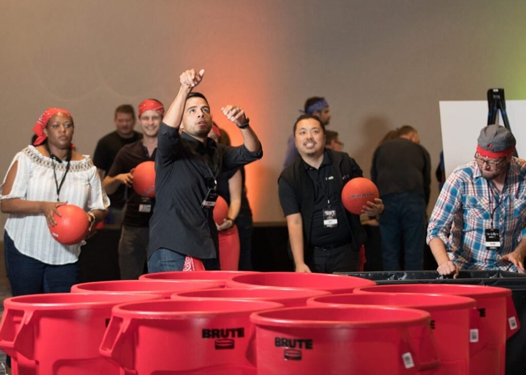 Indoor games on rent for corporate events in Delhi NCR with employees
