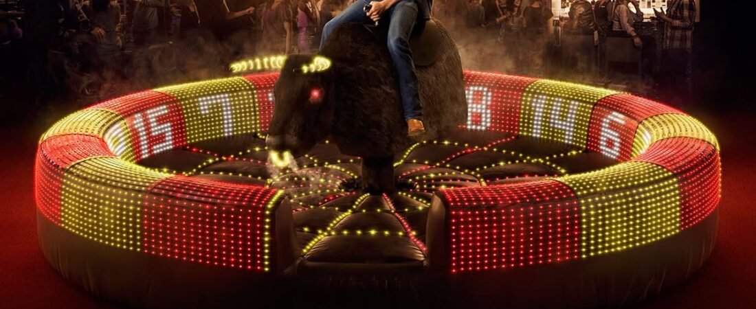 Mechanical Bull Riding Simulator on Rent in Delhi for Farmhouse & College Fests